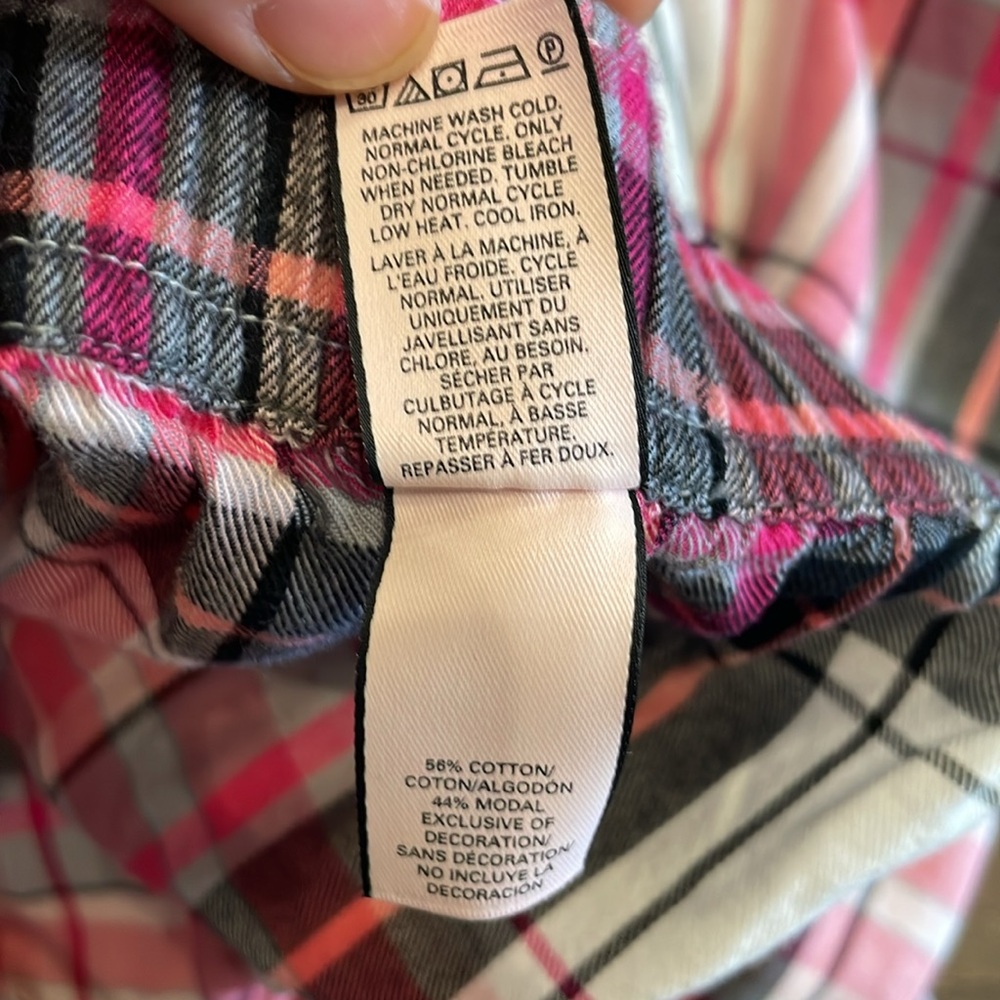 Victoria’s Secret Pink Plaid Pajama Set - Size XS SHORT - Picture 11 of 11